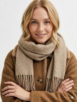 Bufanda con detalle espiga y flecos Vero Moda Silver Lining
