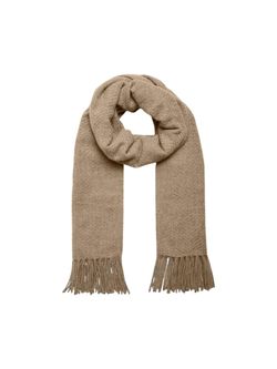 Bufanda con detalle espiga y flecos Vero Moda Silver Lining