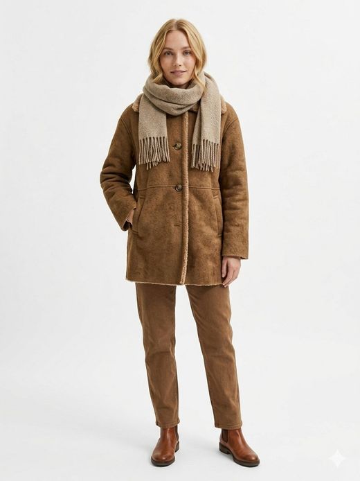 Bufanda con detalle espiga y flecos Vero Moda Silver Lining