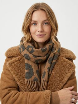 Bufanda con estampado tigre con flecos Vero Moda Tigers Eye