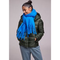 Bufanda larga con flecos Pieces Blue