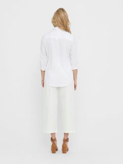 Camisa básica lisa Jdy White