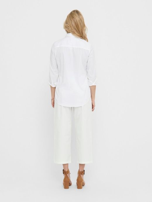 Camisa básica lisa Jdy White