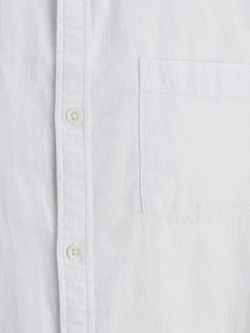 Camisa básica lisa de manga corta Produkt White