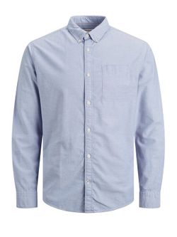 Camisa m/l oxford Jack & Jones Cashmere Blue