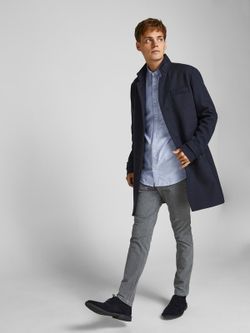 Camisa m/l oxford Jack & Jones Cashmere Blue