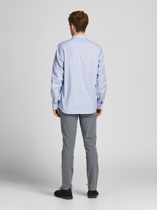 Camisa m/l oxford Jack & Jones Cashmere Blue