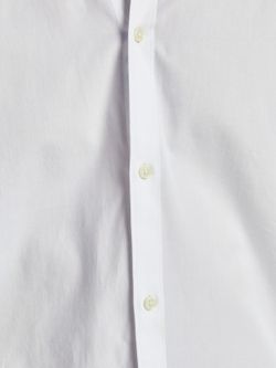 Camisa básica vestir entallada Jack & Jones White