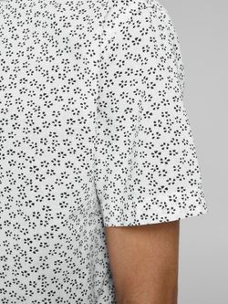 Camisa con estampado floral Jack & Jones White