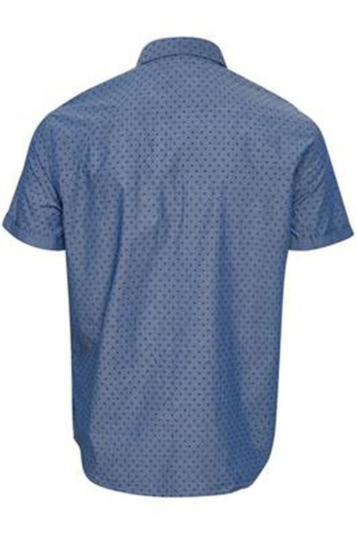 Camicia Blend Of America Coronet con stampa geometrica blu
