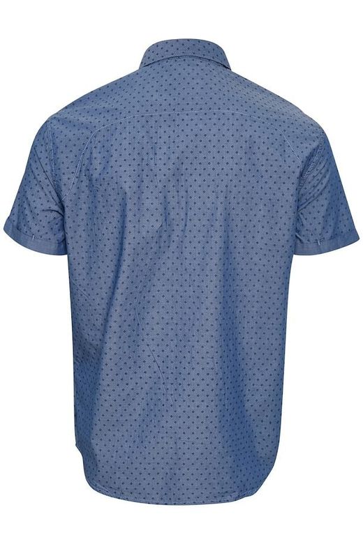 Camicia Blend Of America Coronet con stampa geometrica blu