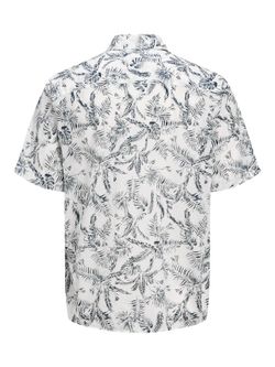 Camicia con stampa tropicale di Jack & Jones Cloud Dancer