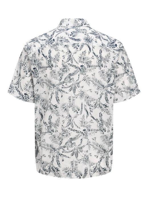 Camicia con stampa tropicale di Jack & Jones Cloud Dancer