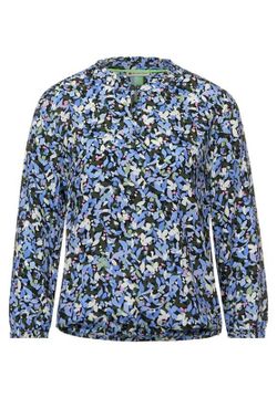 Camisa con manga 3/4 con estampado floral multicolor Street One Dark Navy