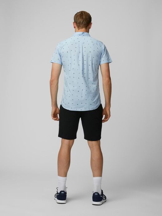 Camicia con micro disegni natalizi Produkt Chambray Blue