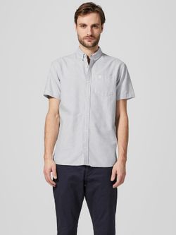 Produkt Stonewash Fine Stripe Taschenhemd