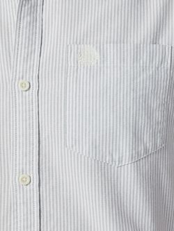 Camisa con rayas finas y bolsillo Produkt Slate