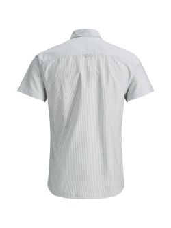 Camisa con rayas finas y bolsillo Produkt Slate