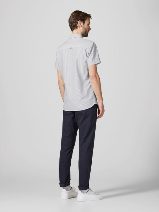 Produkt Stonewash Fine Stripe Taschenhemd