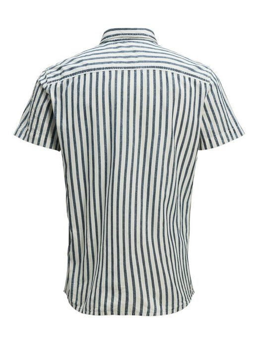 Camicia Jack & Jones Distressed Check Whisper White