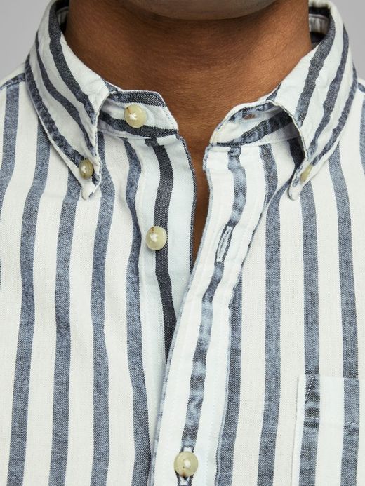 Camicia Jack & Jones Distressed Check Whisper White