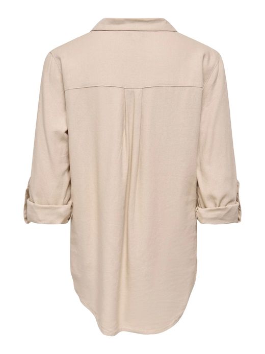 Camisa de manga 3/4 Only Tan
