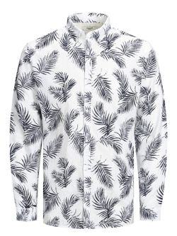 Jack & Jones Wolkentänzer Palmblatt Langarmhemd