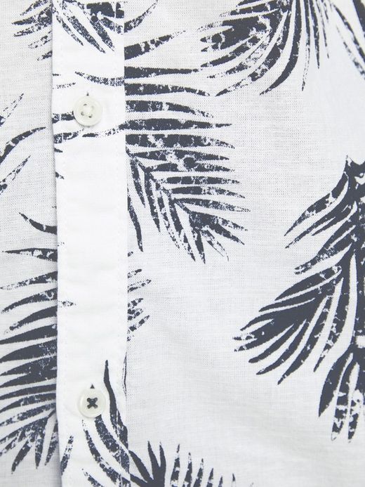 Jack & Jones Wolkentänzer Palmblatt Langarmhemd