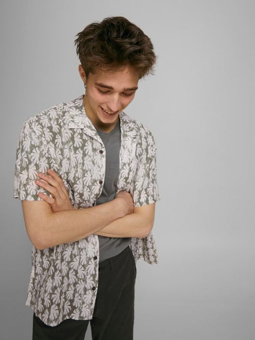 Camisa estampada hojas tropicales Jack & Jones Sea Spray