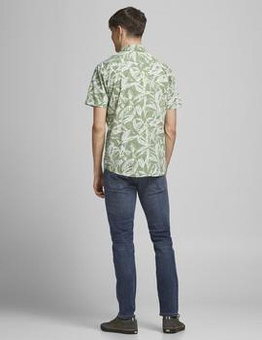Camisa estampada hojas tropicales Jack & Jones Sea Spray