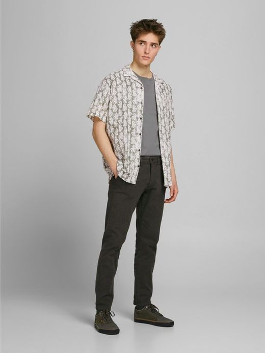 Camisa estampada hojas tropicales Jack & Jones Sea Spray
