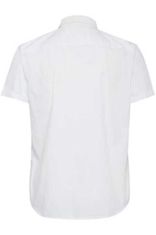 Grundlegende Mischung von Amerika White Plain Shirt