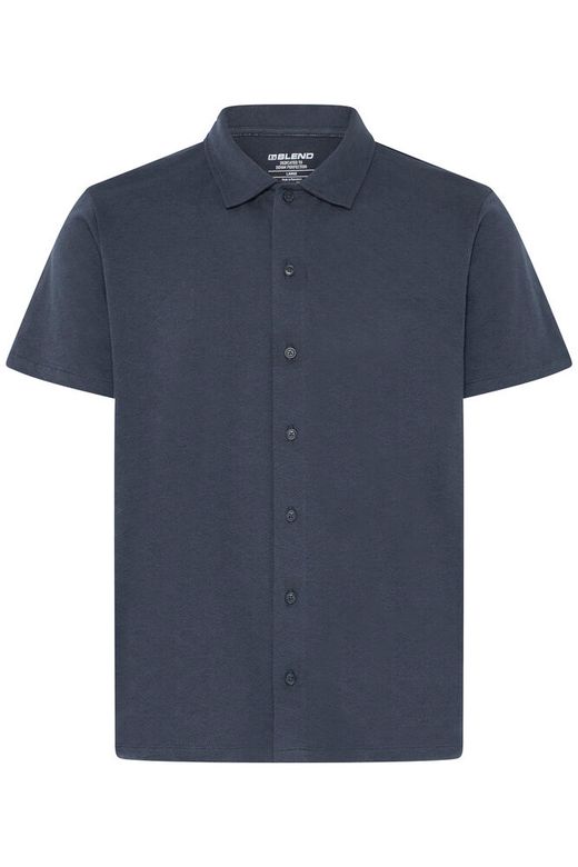 Camisa m/c con detalle rombo relieve Blend Of America Navy Blazer