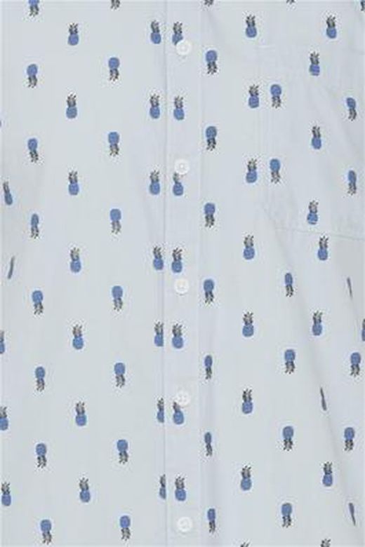 Camisa m/c con dibujos piñas Blend Of America Sky Blue