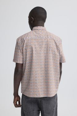 Camisa m/c con estampado bicolor Blend Of America Blue