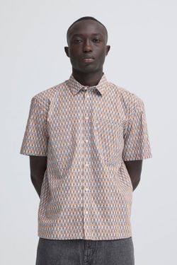 Camisa m/c con estampado bicolor Blend Of America Blue