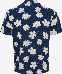 Camisa m/c con estampado floral grande Blend Of America Dress Blue