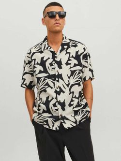 Camisa m/c con estampado floral Jack & Jones Moonbean