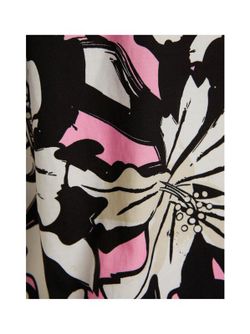 Camisa m/c con estampado floral Jack & Jones Pink