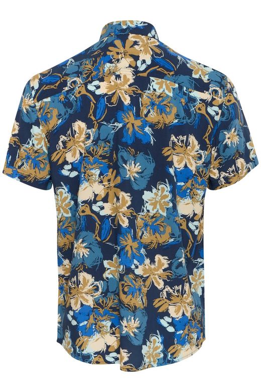 Camisa m/c con estampado floral multicolor Blend Of America Dress Blue
