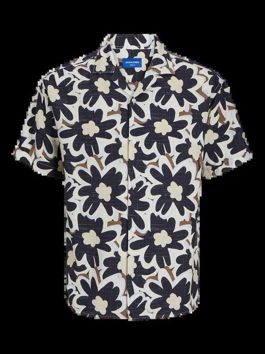 Camisa m/c con estampado floral tricolor Jack & Jones Sky Captain