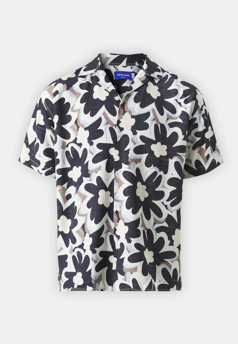 Camisa m/c con estampado floral tricolor Jack & Jones Sky Captain 4XL