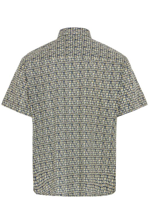Camisa m/c con estampado geométrico tricolor Blend Of America Navy