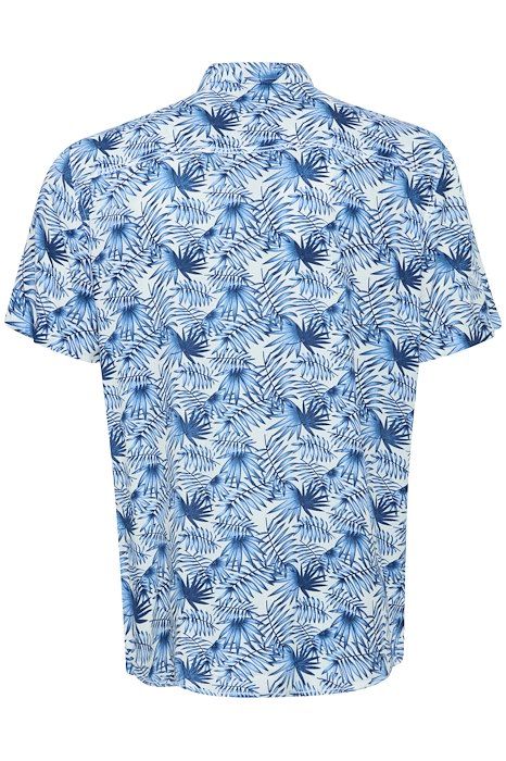 Camisa m/c con estampado hojas bicolor Blend Of America Dress Blue