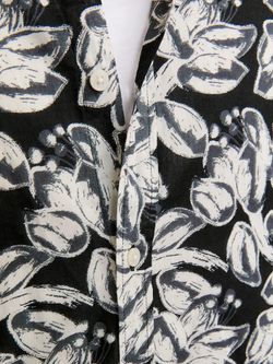 Camisa m/c con estampado hojas Jack & Jones Black