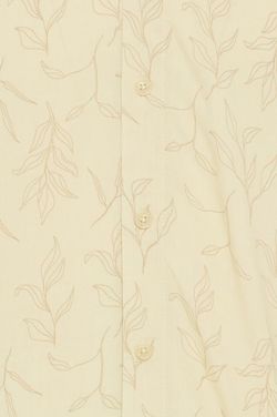 Camisa m/c con estampado hojas monocolor Blend Of America Sand