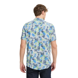Camisa m/c con estampado hojas multicolor Blend Of America Cloud Dancer