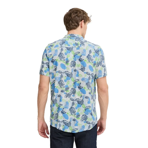 Camisa m/c con estampado hojas multicolor Blend Of America Cloud Dancer