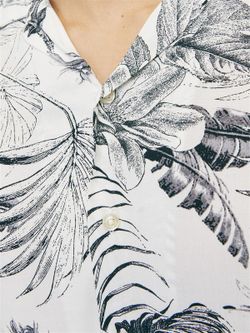 Camisa m/c con estampado tropicla Jack & Jones Cloud Dancer
