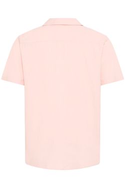 Camisa m/c de lino con cuello bowling Blend Of America Light Pink